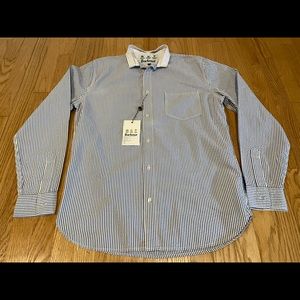 Barbour Buttondown L/S Seersucker Shirt BandCollar